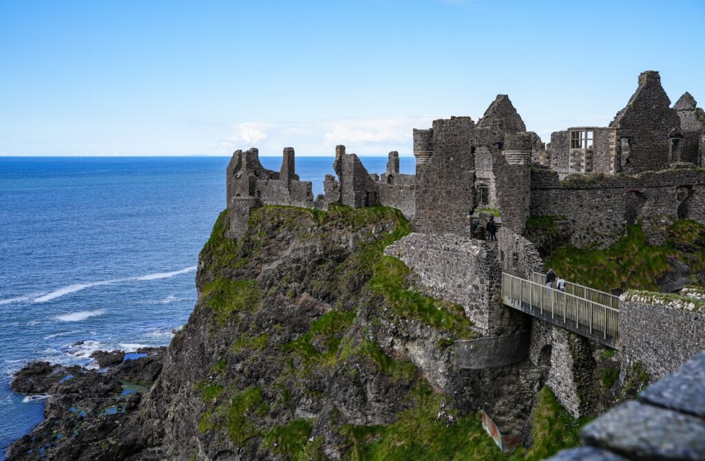 Dunluce Castle in Northern Ireland